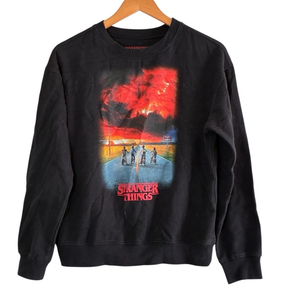 Stranger Things Tops - Stranger Things | Netflix cotton crewneck graphic tee sweatshirt